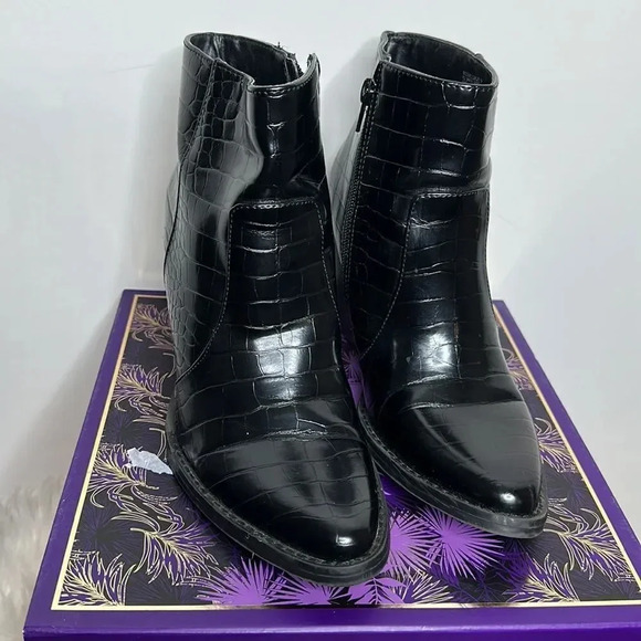 Madden Girl Snakeskin Ankle Boot - Picture 6 of 9